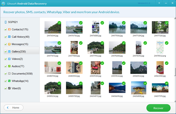 Preview and Recover Lost Files from Android