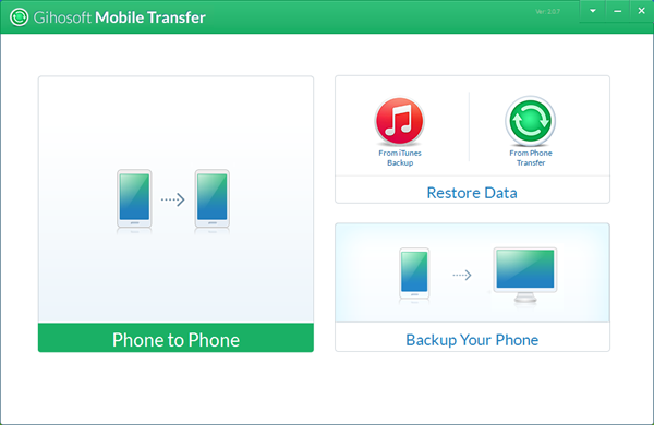 Transfer Data from iPhone to Android via Phone Transfer