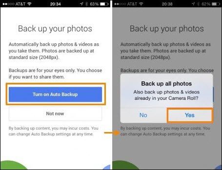 Send iPhone Photos to Android Wirelessly using Google Plus