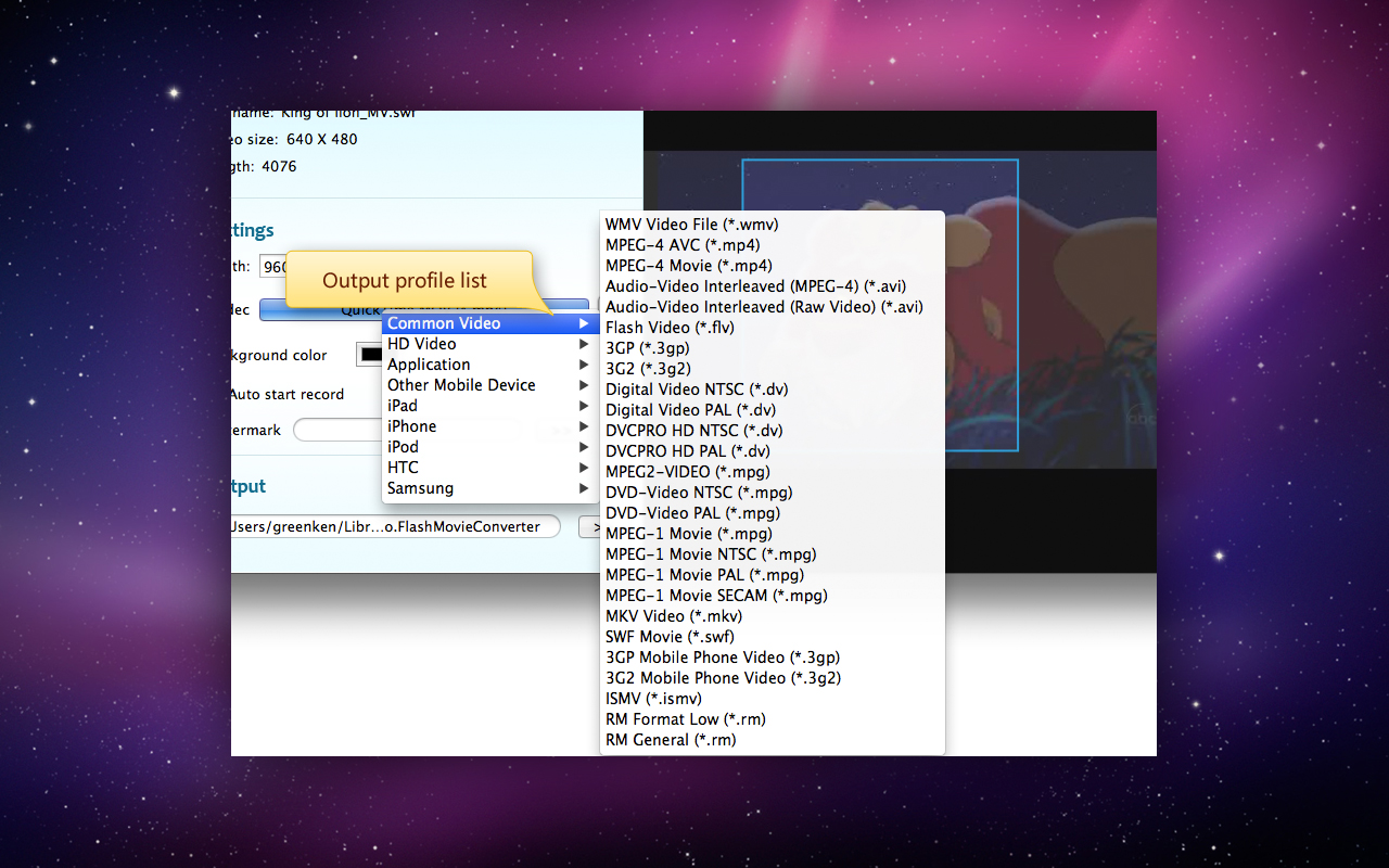 Flash Converter for Mac App Store, Flash to Video Converter App Gihosoft