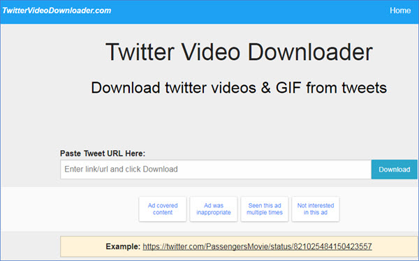 how to download video from twitter dm chrome console