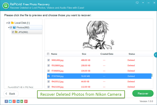 Recover Deleted Photos/Videos from Nikon Camera
