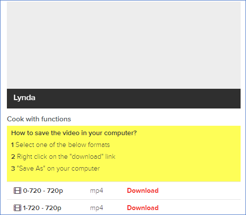 download lynda video online chrome