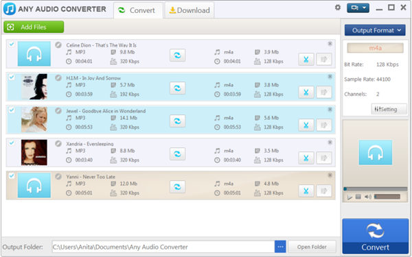 Any Audio Converter is one of 5 Best Video to MP3 Converter for Mac and Windows