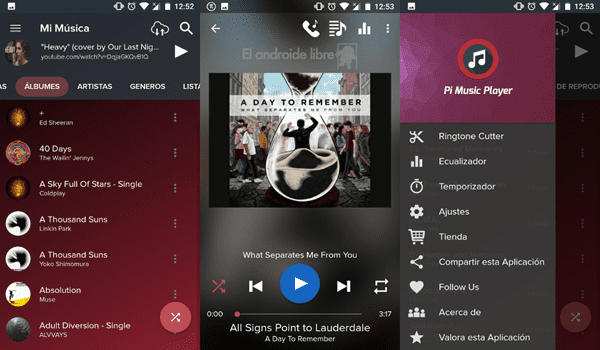 Pi Music player is one of the 10 Best Free Audio Players for Android in 2018