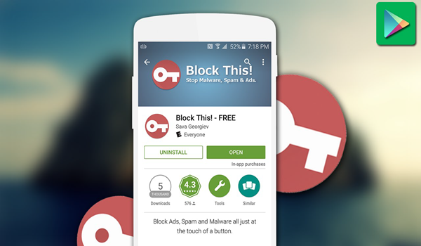 Block This is one of the Top 10 Ad Blocker Apps for Android.