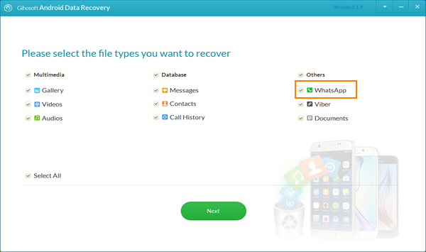 Restore WhatsApp Messages without Backup