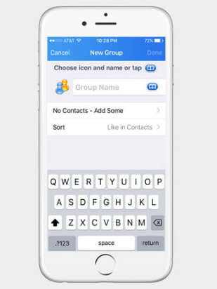 Make A Contact Group on iPhone Using Third-Party Apps