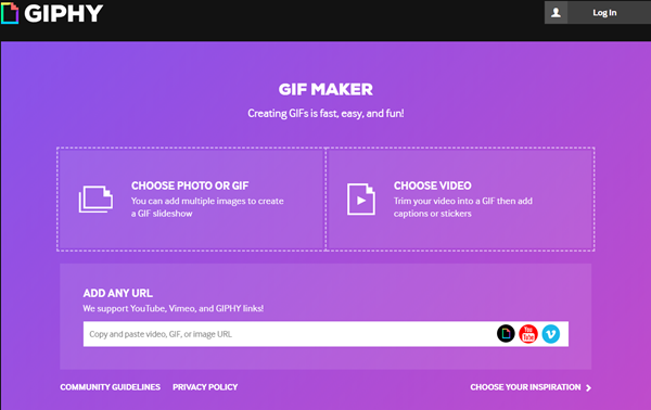 Giphy is Best Free Video to GIF Converter Online.