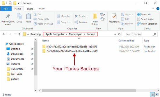 delete ios backups on mac