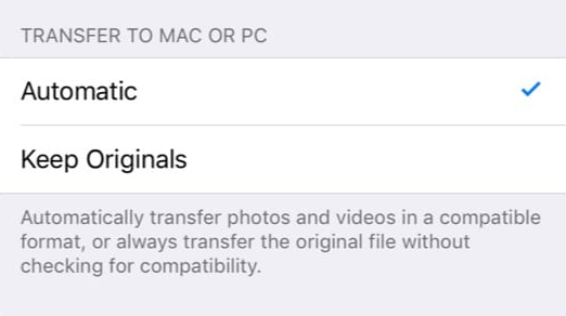 Automatically Convert HEIC Photos to JPEG While Transfering to PC