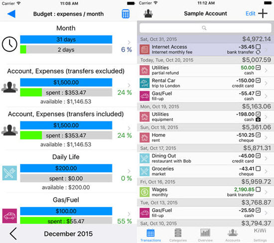 Visual Budget is one of the Top 10 Budget and Expense Tracking Apps for iPhone.