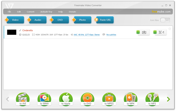 Freemake Video Converter is one of the best MOV to MP4 Converter.