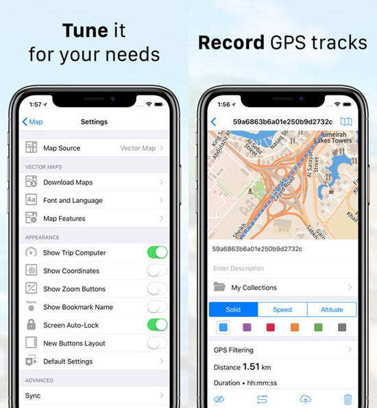 Galileo Offline Maps is one of the top Offline Maps Apps for iPhone and iPad in 2019.