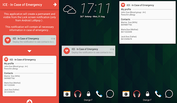 Using third-party in Case of Emergency Apps