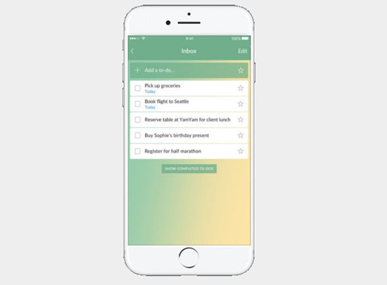 Wunderlist is one of the best To-do List Apps for Your iOS Device.