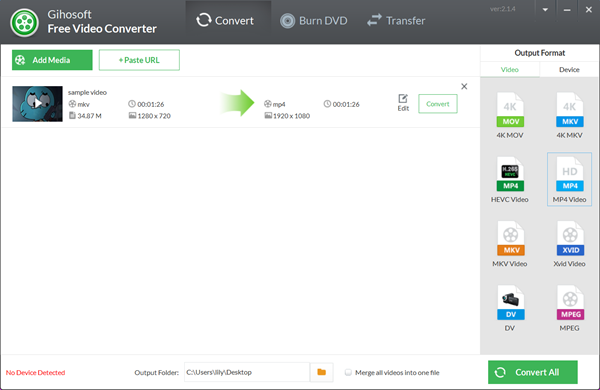 en antik Blinke Top 5 Free Converter to Convert MKV to MP4 with High Quality