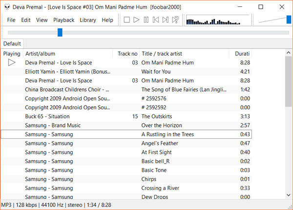 Foobar2000 is one of the Best 7 Music Players for PC 2019.