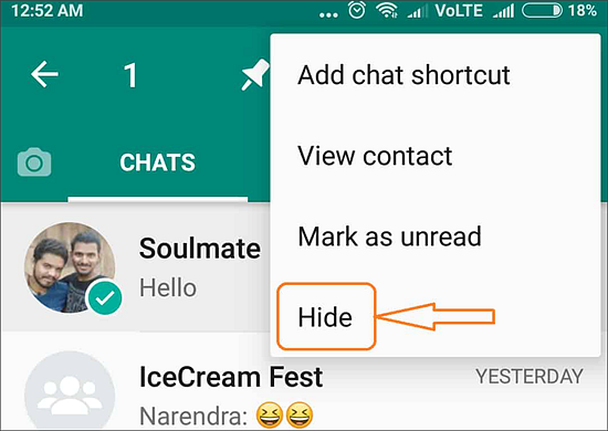 Using GB WhatsApp to Hide WhatsApp Chat