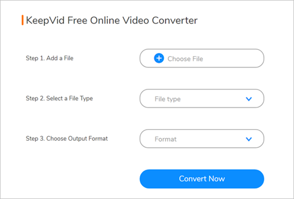 KeepVid Video Converter is one of the top best Websites to Convert AVI to MP4 Free Online.