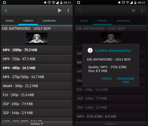 Youtube and facebook video downloader app for android tablet
