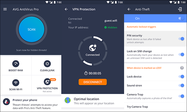AVG Antivirus is one of the best Free Virus Removal Apps for Android.