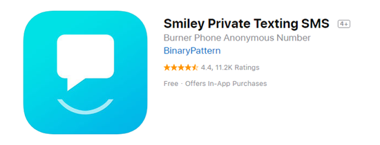 Smiley Private Texting is best Anonymous Messaging Apps for iPhone.