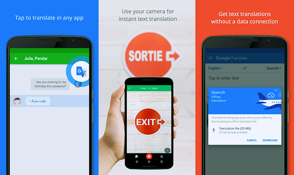 Google Translate is best free Language Translation Apps for Android.