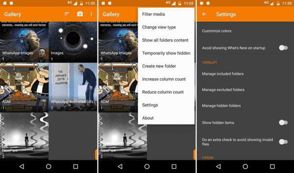 Simple Gallery is best gallery apps for Android.
