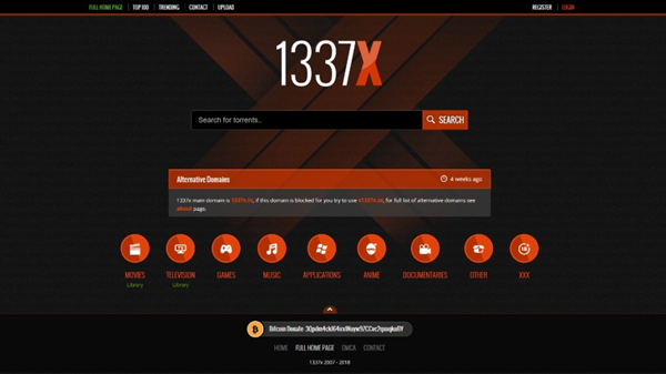 1337X is one of the Top Best Similar Sites to Kickass Torrents.