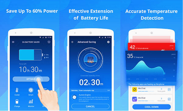 DU Battery Saver is one of the best Battery Saver Apps for Android.