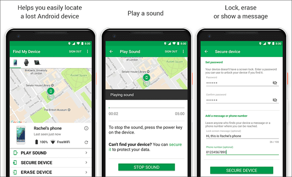 Google Find My Device is best Anti-Theft Apps for Android.