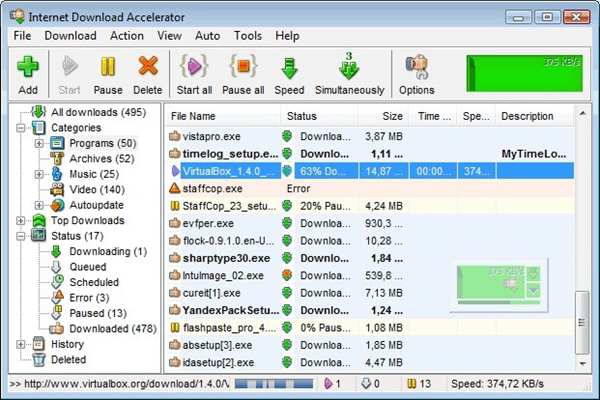 Internet Download Accelerator is best Free Internet Download Manager IDM Alternatives.