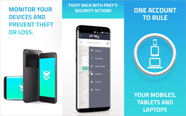 Prey Anti-Theft is best Anti-Theft Apps for Android.