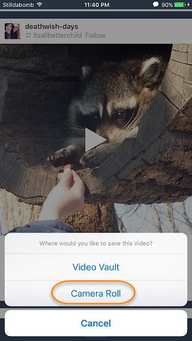Using Dwnldr to Download Tumblr Videos and GIFs to iPhone.