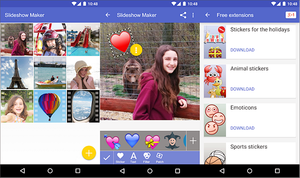 Scoompa is best Photo Video Maker Apps for Android.
