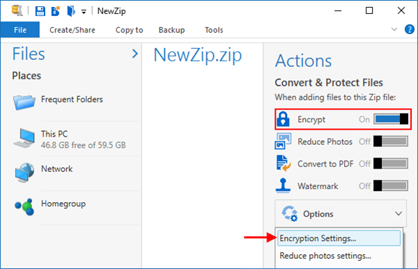 How to Password Protect Zip File