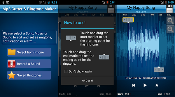 MP3 Cutter and Ringtone Maker is Best Ringtone Maker Apps for Android.