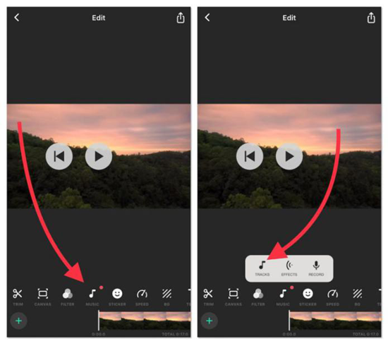 Add Music to Your iPhone Videos via InShot App without iTunes