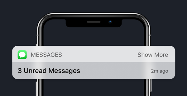 Fix the problem that iPhone Counts unread text messages incorrectly.