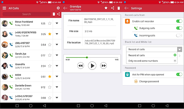 Call recorder is one of the best Free Call Recording Apps for Android.