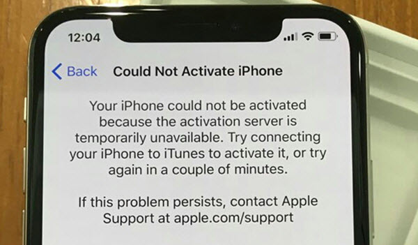 Fix Activation Error on iPhone