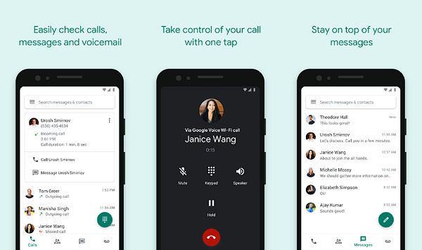 Google Voice is one of the best Free Call Recording Apps for Android.