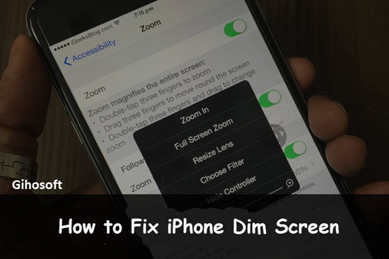 How to Fix Dim or Dark Screen Of iPhone XS/X/8/7/6S.