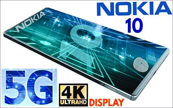NOKIA 10 is 5G Mobile Phones.