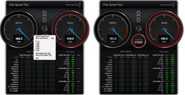 BlackMagic Disk Speed Test is one of the best Software to Test Hard Drive Speed.