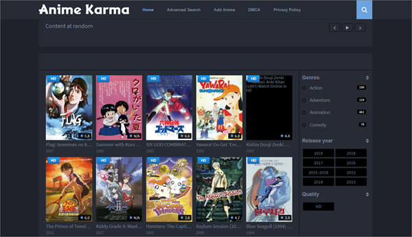 Anime Karma is one of the Top Best KissAnime Alternative Websites to Watch Anime.