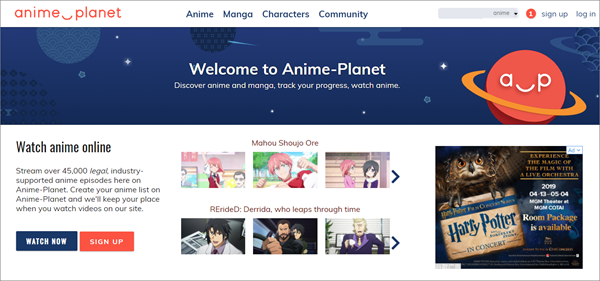 Anime-Planet is one of the Top Best KissAnime Alternative Websites to Watch Anime.