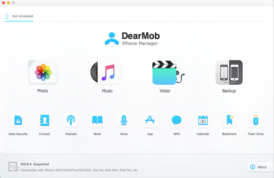 DearMob iPhone Manager is one of the top iTunes Alternatives.