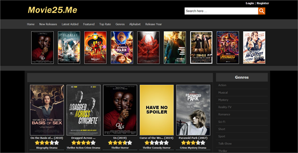 Movie25.Me is one of the top best Project Free TV Alternative Websites for Free Video Streaming.